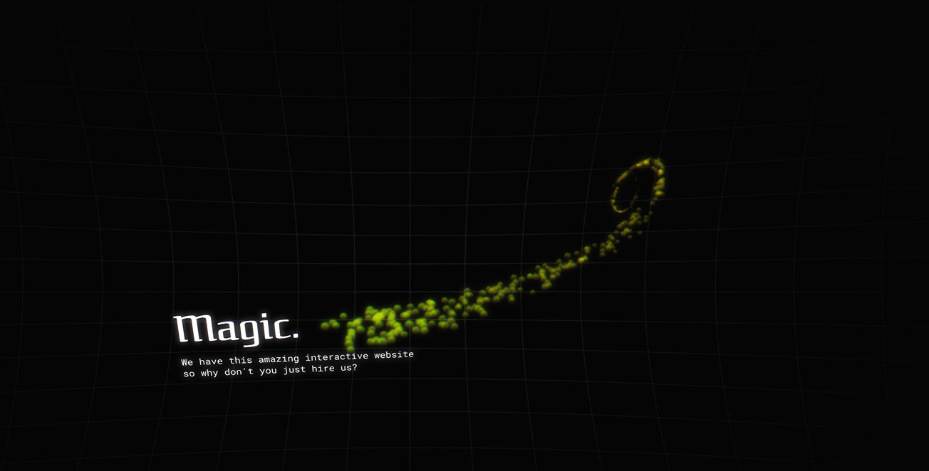 Cursor tracking particles